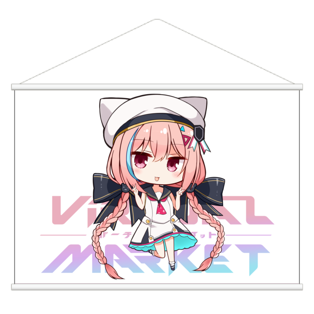 九条だんぼ】コラボショップ 【九条だんぼ】VketちゃんplusB2タペストリー（ちび） B２タペストリー | VIRTUAL  MARKETシリーズ公式グッズショップ｜#KANAERU Project [MARKET]（#かなプロマーケット）